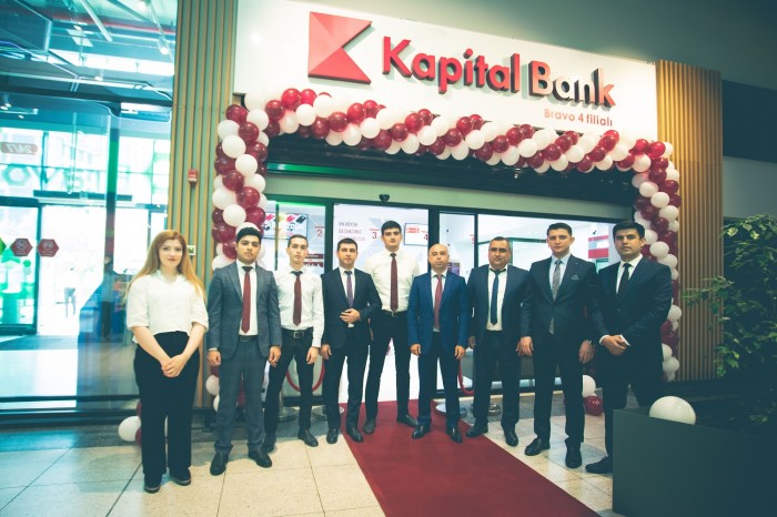 Kapital Bank yeni Bravo-4 filialını istifadəyə verdi - FOTO